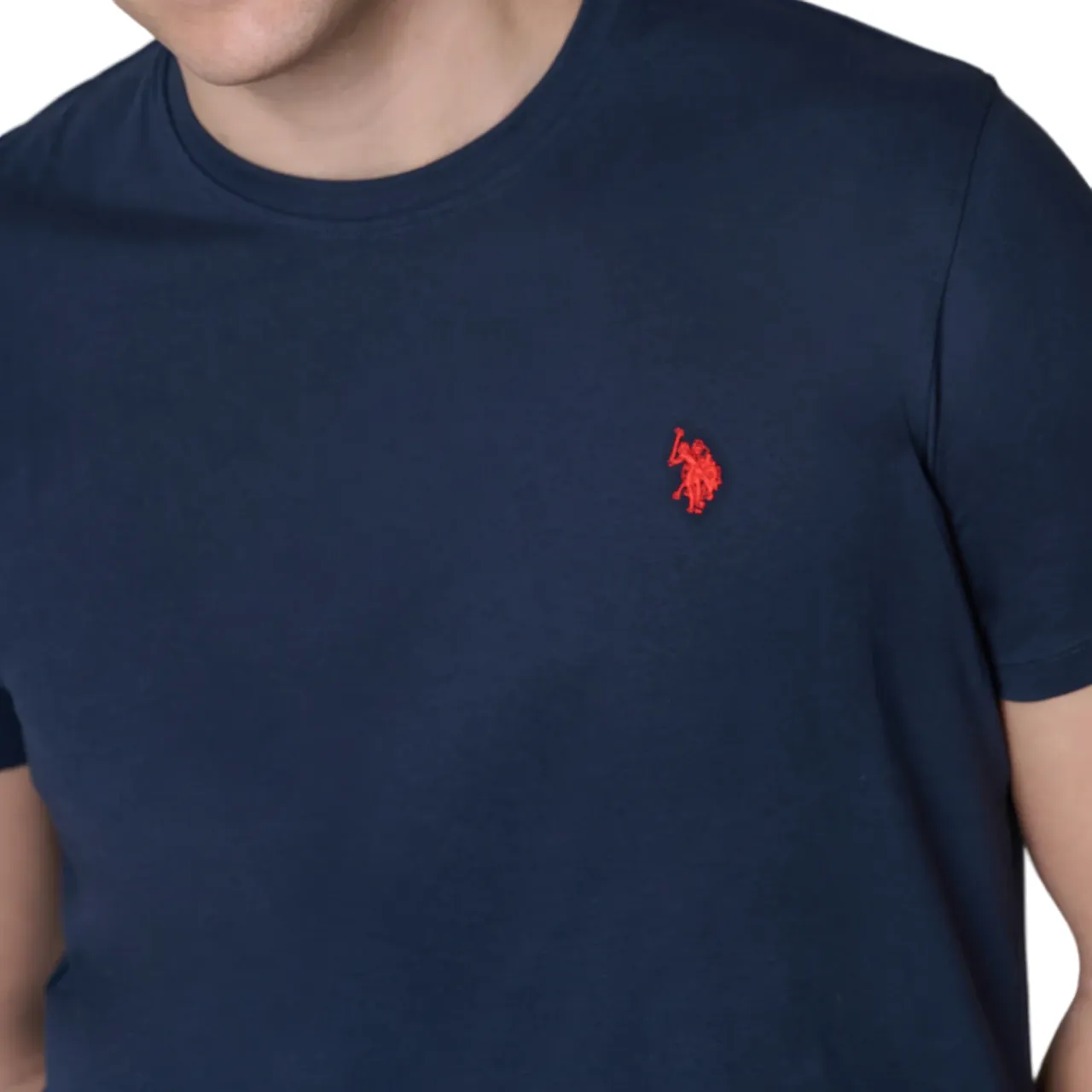 U.S. Polo Assen maglietta manica corta da uomo Mick 49351 EH33 179 blu Feminine Appeal Fashionable Look