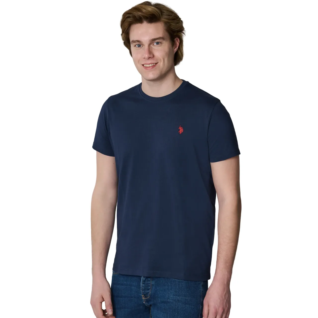 Zero Waste Production U.S. Polo Assen maglietta manica corta da uomo Mick 49351 EH33 179 blu