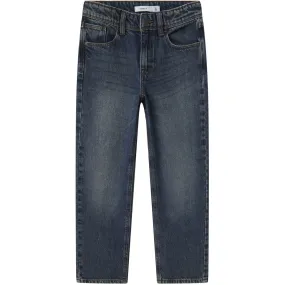 Name It Dark Blue Denim Nkmryan Straight Jeans 5950-Dm Noos Minimalist Styling Comfy Touch