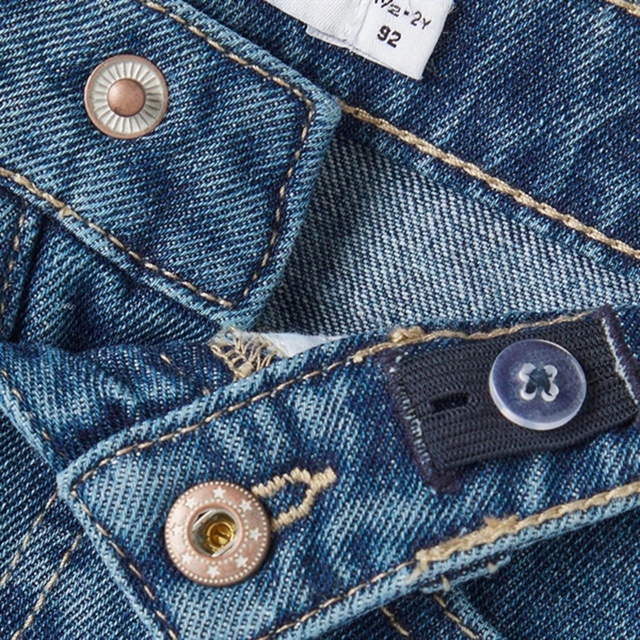 Name it Dark Blue Denim Bella Mom Jeans Noos Clean Base