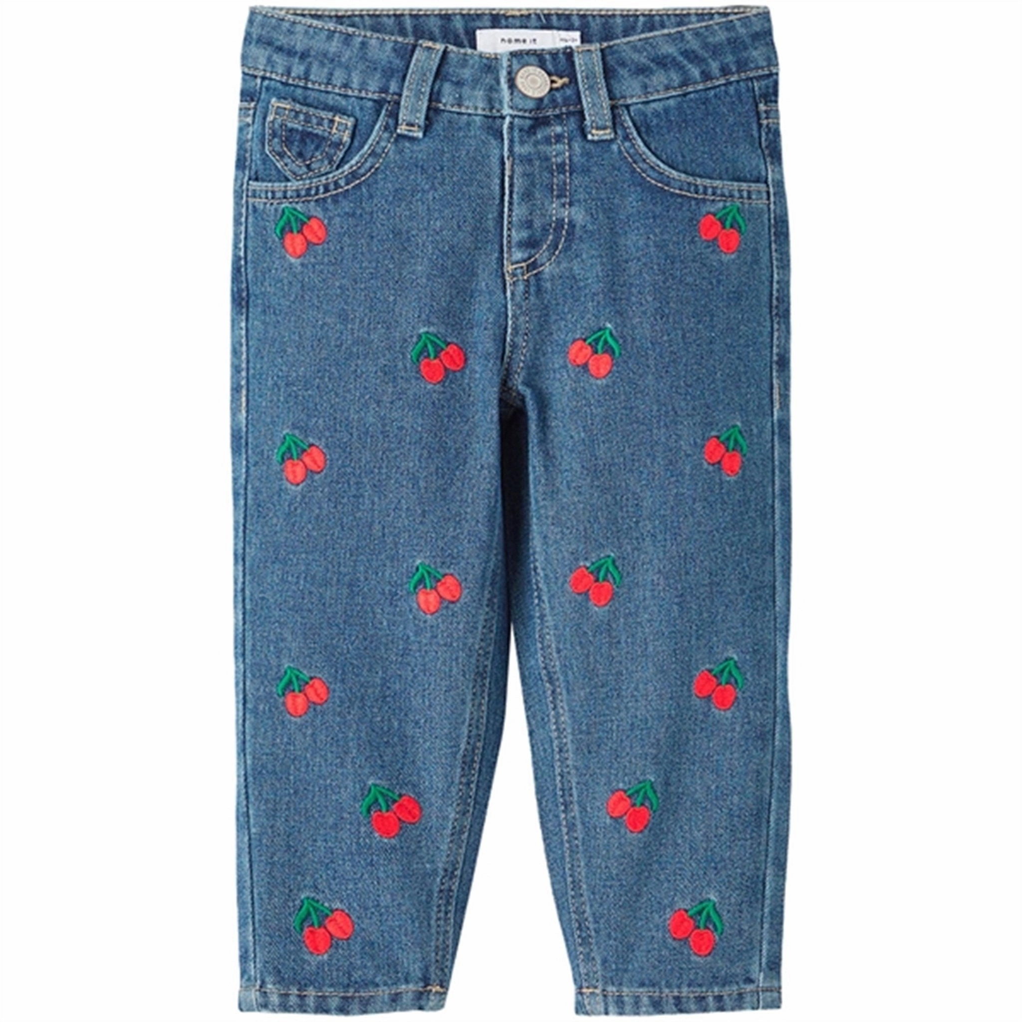 Name it Dark Blue Denim Bella Mom Jeans Noos Smooth Feel