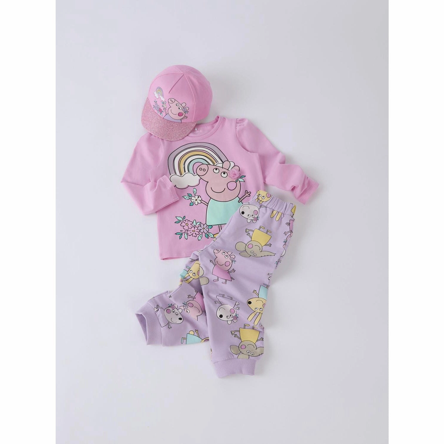 Name It Pink Frosting Fiffi Peppa Pig Blouse Holiday Travel