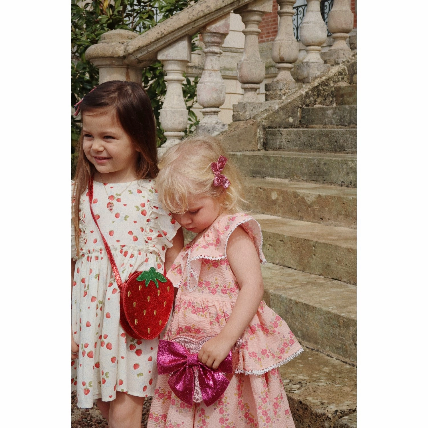 Calm Finish Vibrant Look Konges Sl?jd Floria Pink Bella Frill Dress Gots