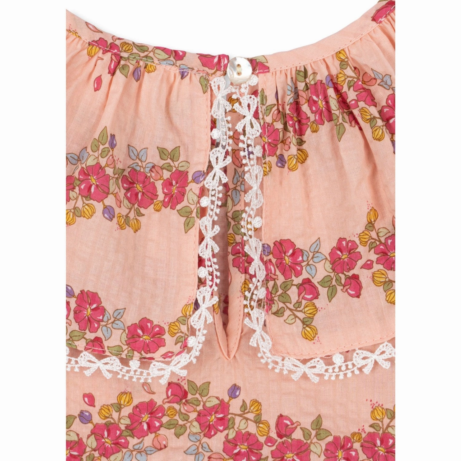 Konges Sl?jd Floria Pink Bella Frill Dress Gots Fashionable Design