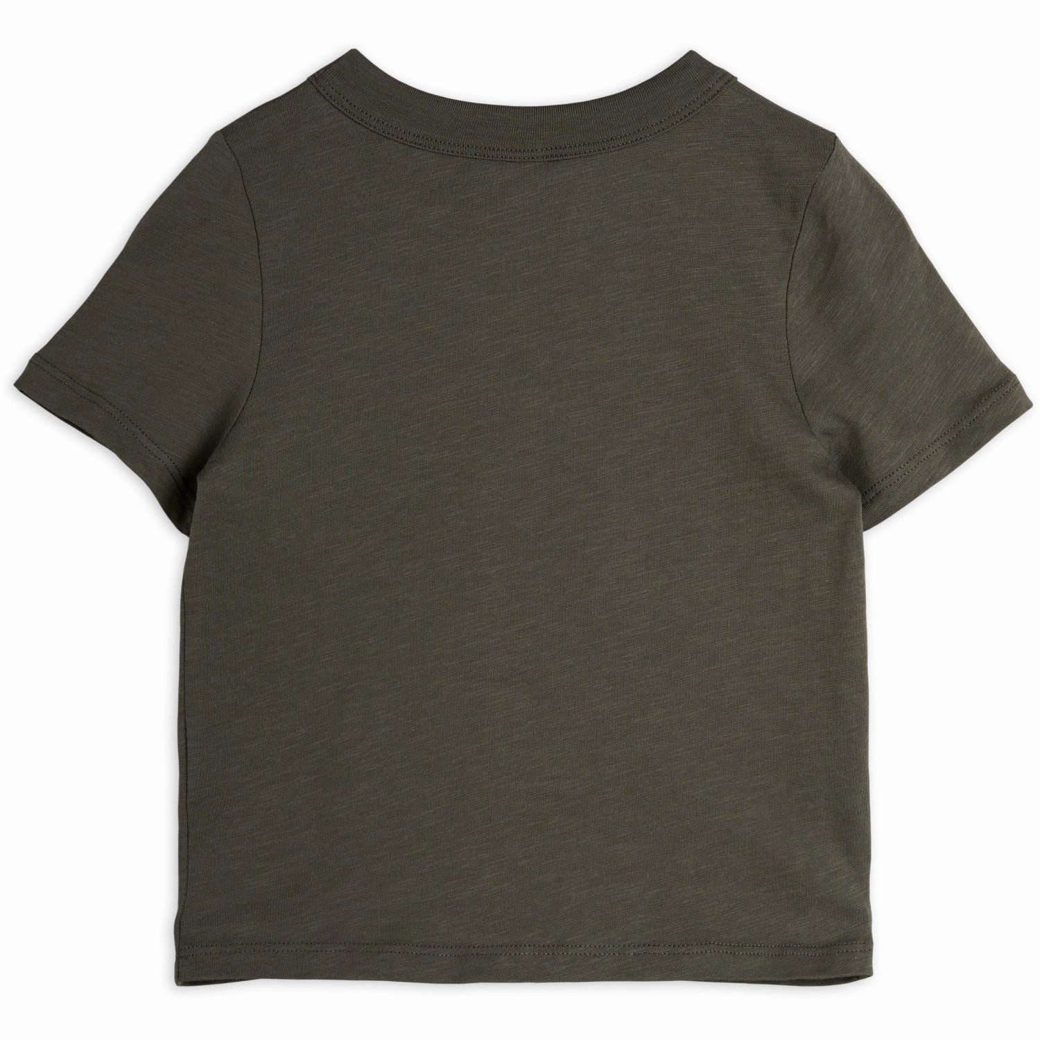 Mini Rodini Black Seagull Embroidery T-Shirt Modern Wear Functional Side Gussets