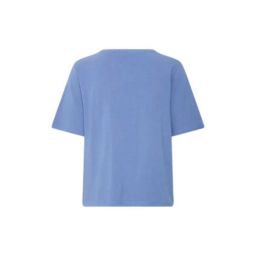 b young maglietta a mezza manica da donna Pamila 20813611 174028 celeste Soft and Cozy