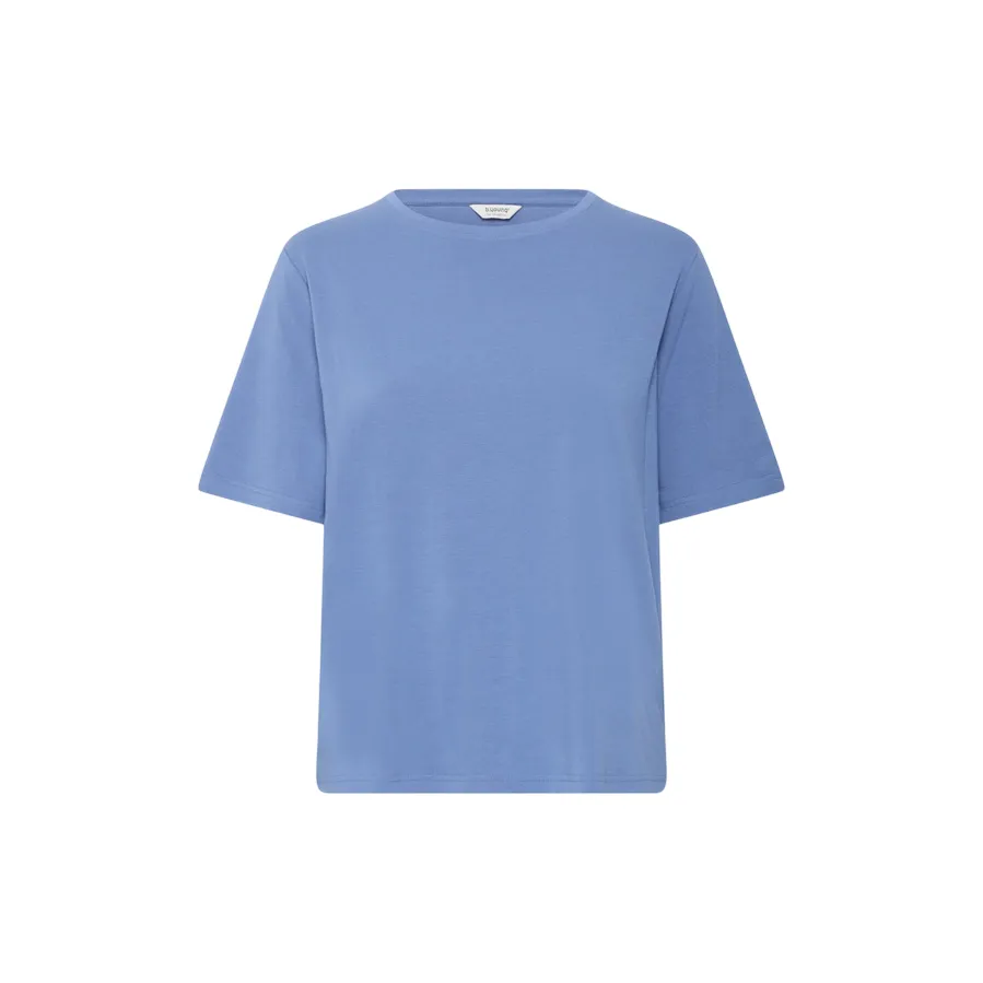 b young maglietta a mezza manica da donna Pamila 20813611 174028 celeste Relaxed Comfort Look Stretch Fabric Technology
