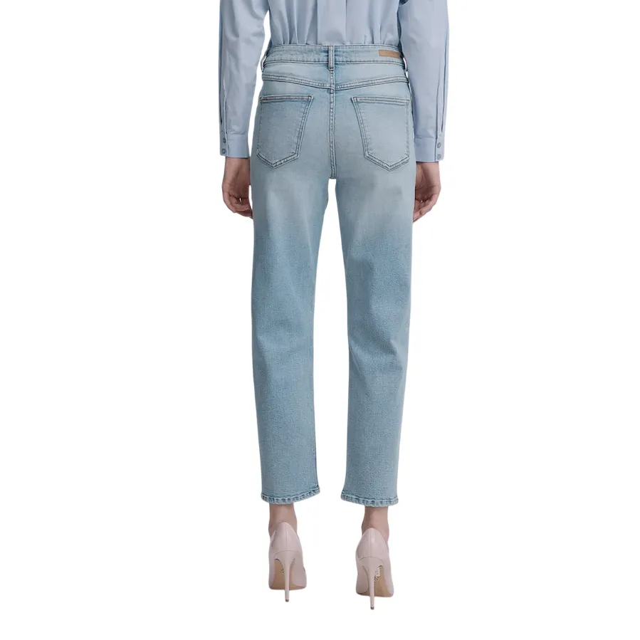 anti slip grip Soft Brush Lining b young pantalone jeans da donna Loetta 20815198 200460 blu chiaro