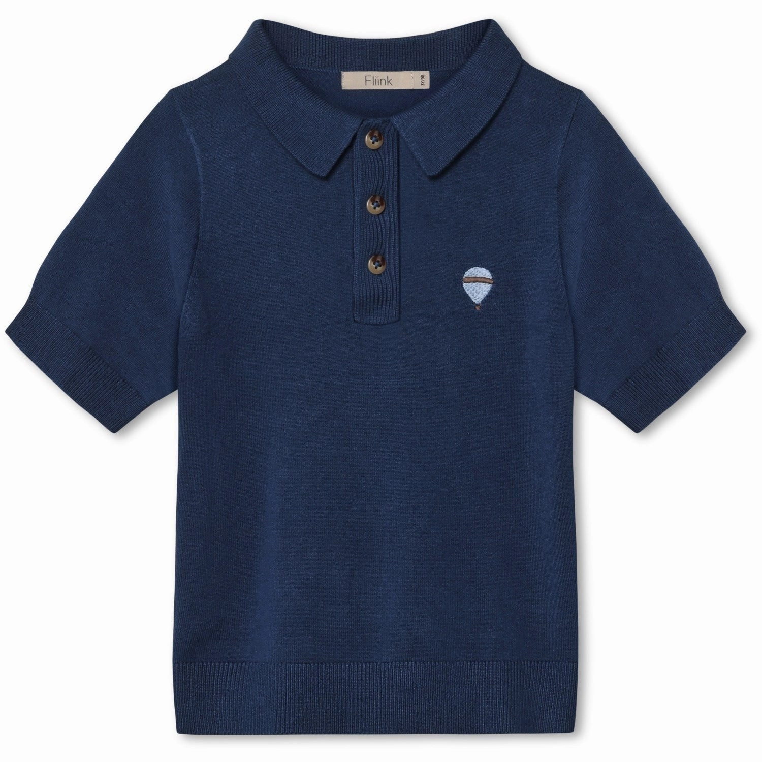 Trend-Driven Fliink Insignia Blue Favo Ss Polo
