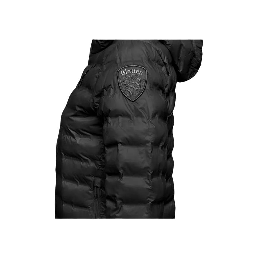 Blauer giubbino da donna con cappuccio e cuciture nastrate Ellis 25SBLDC02232 007104 999 nero All Day Fit