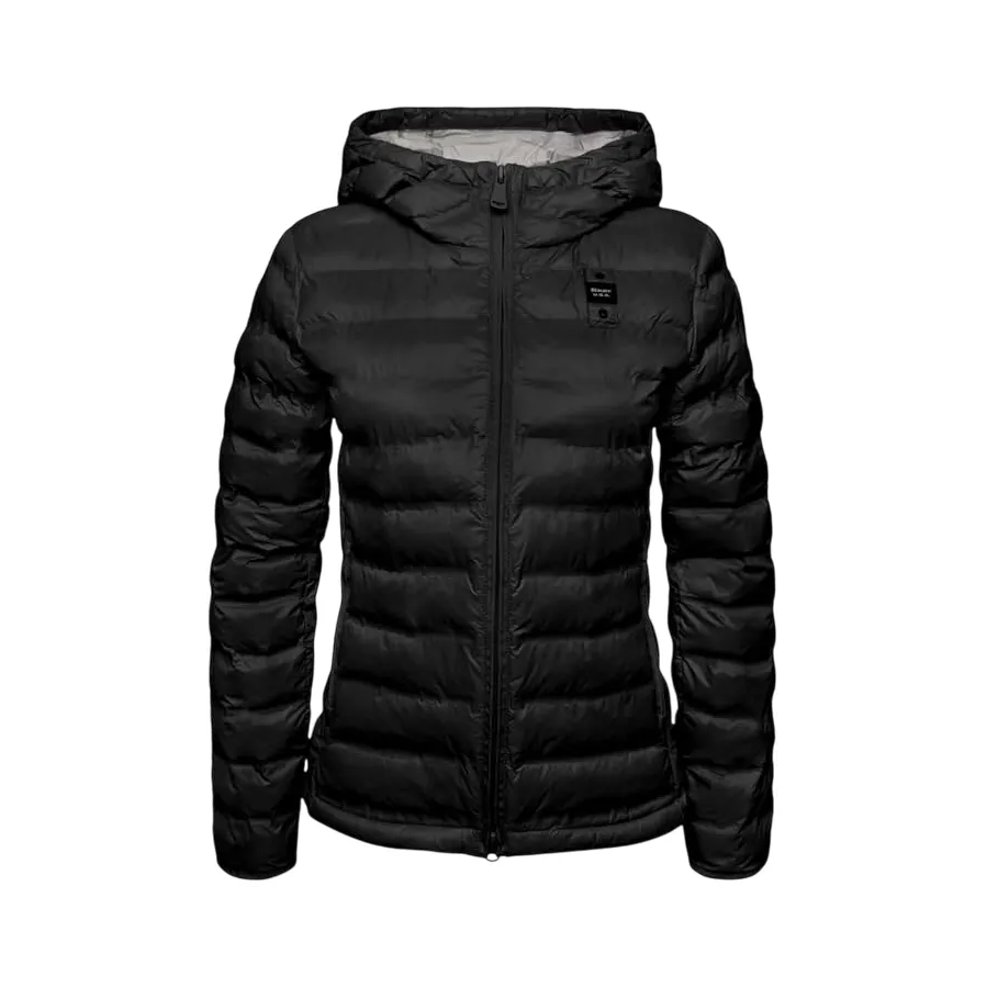 Blauer giubbino da donna con cappuccio e cuciture nastrate Ellis 25SBLDC02232 007104 999 nero Custom - made