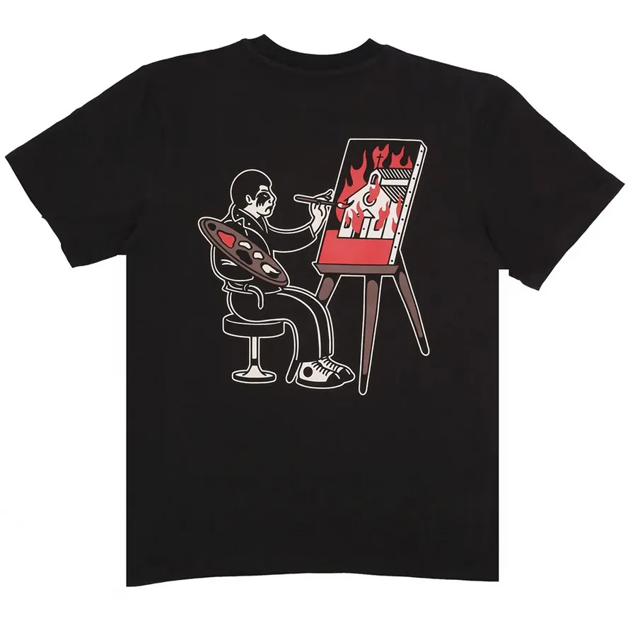 Doomsday T-shirt da uomo con stampa Art Class black Moisture Wicking Technology