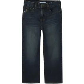 Name It Vintage Dark Blue Denim Nkmryan Straight Jeans 3418-Be Noos High Quality Classic Wear Earthy Textured Family Style Autumn Days