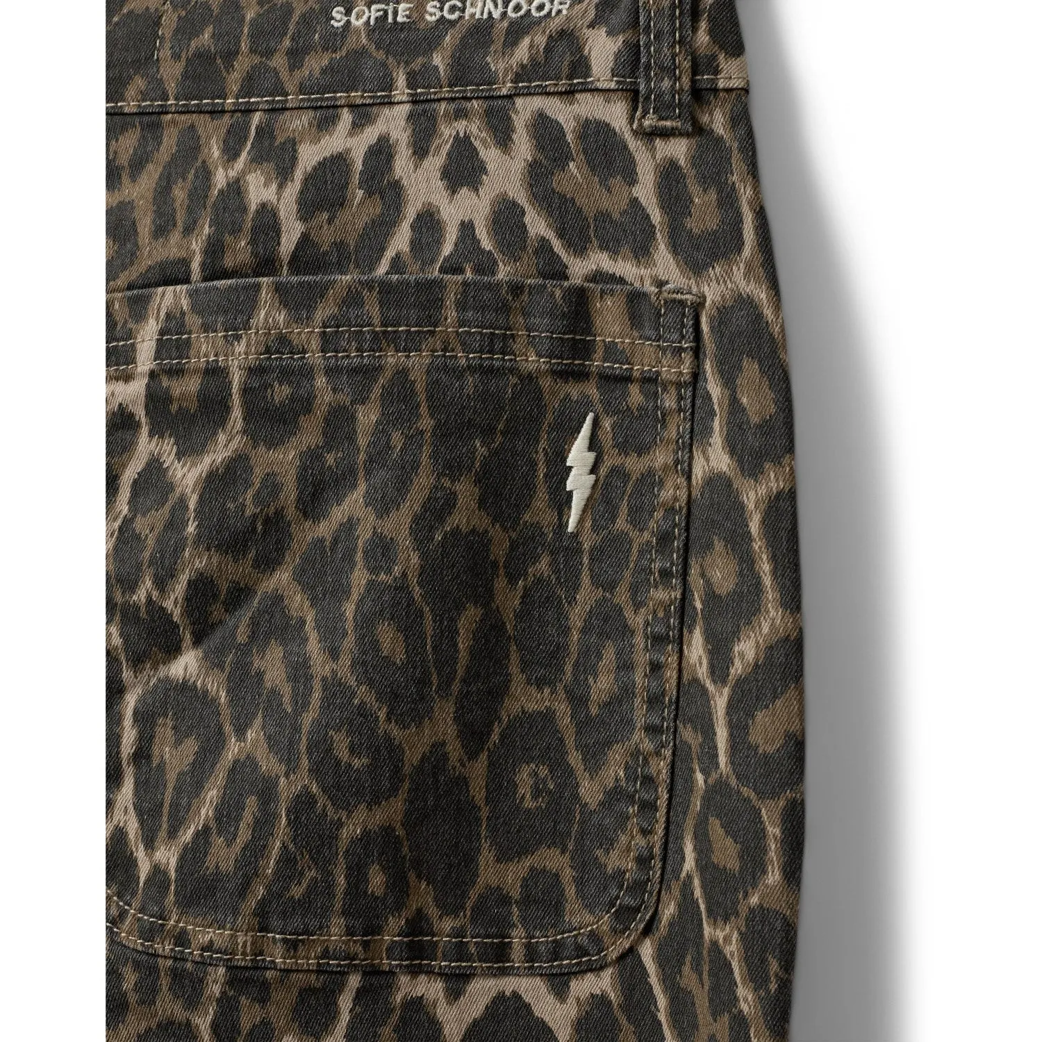 Quality Basic Anti Fade Technology Sofie Schnoor Light Brown Leopard NeikaSK Jeans