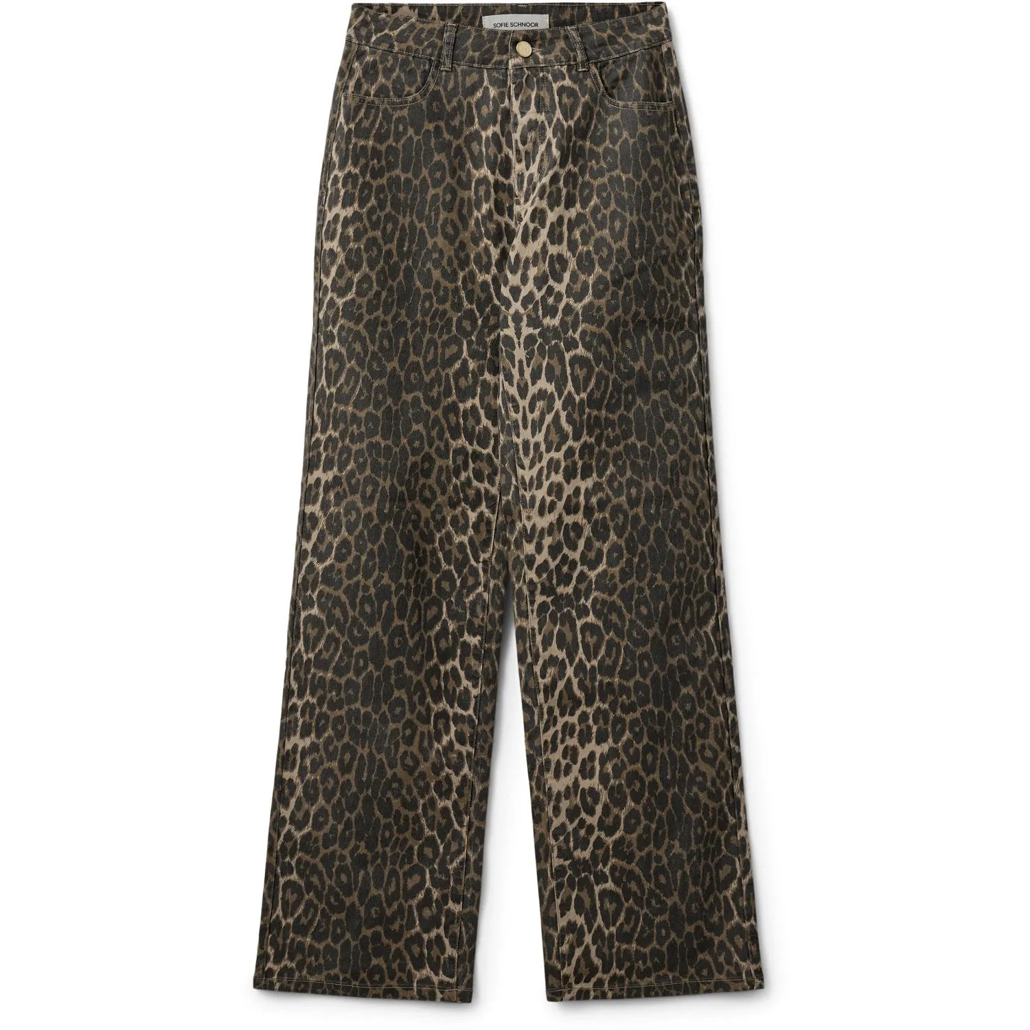 Teen Outfit Outdoor Adventure Sunny Vibes Sofie Schnoor Light Brown Leopard NeikaSK Jeans