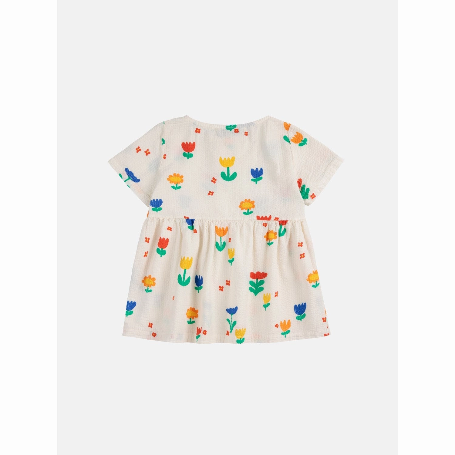 Relax Fit Bobo Choses Offwhite Garden Party All Over Woven Dress