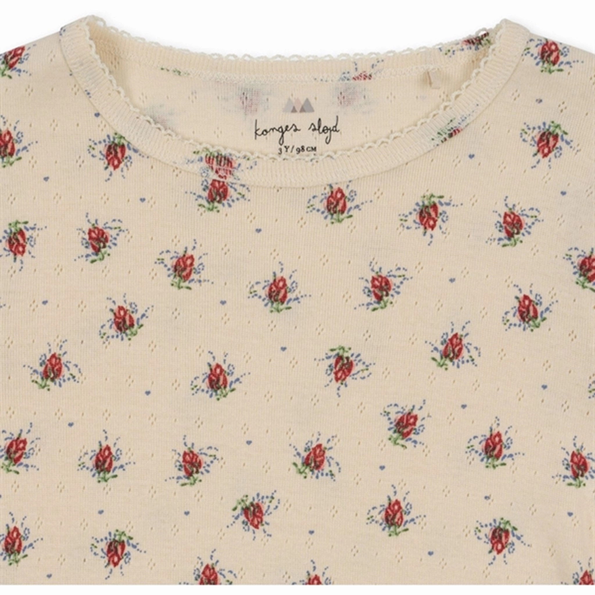 Konges Sl?jd Vita Rosa Mini Minni Blouse Breathable Look polo neck