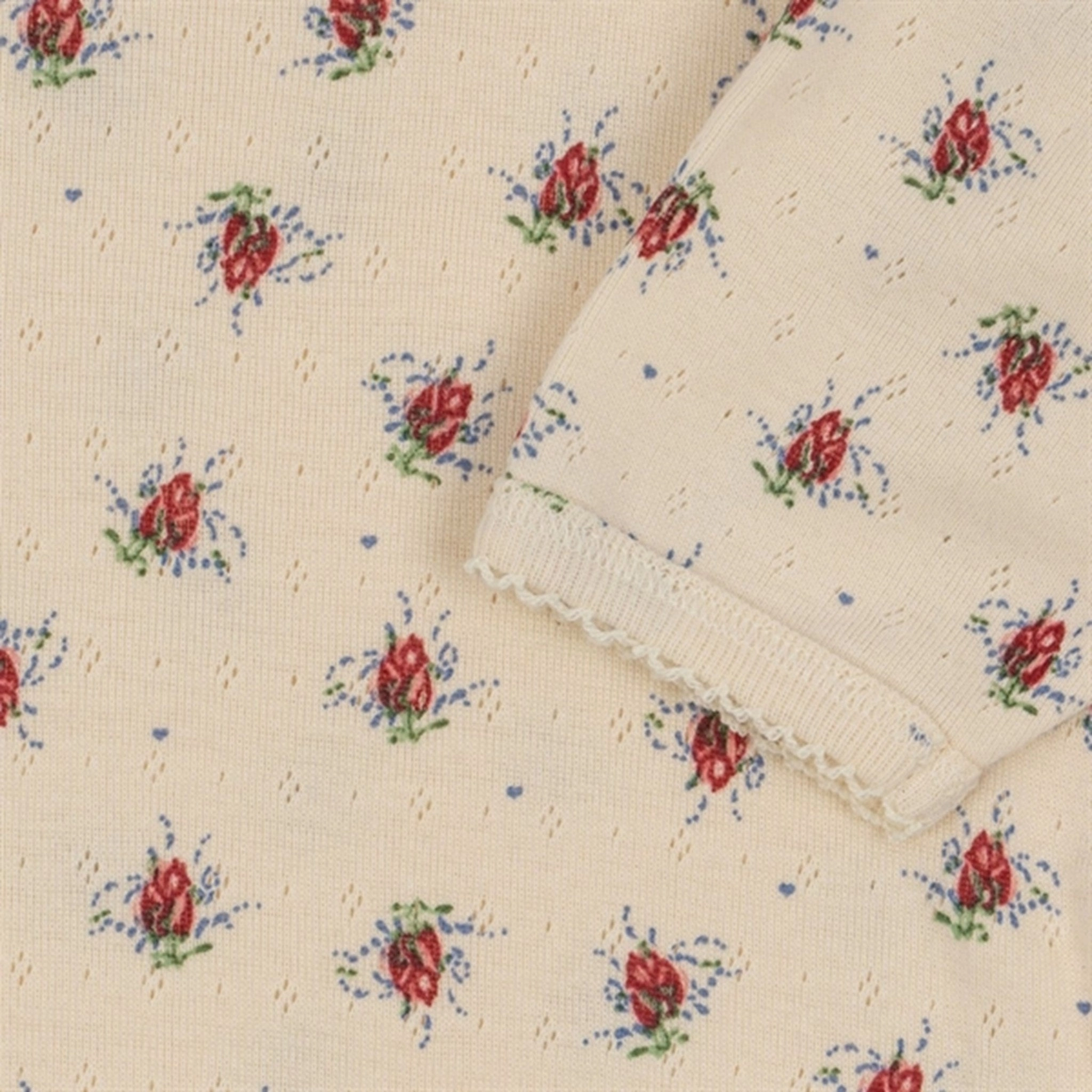 Konges Sl?jd Vita Rosa Mini Minni Blouse Ribbed Collar Trim High Density Fabric