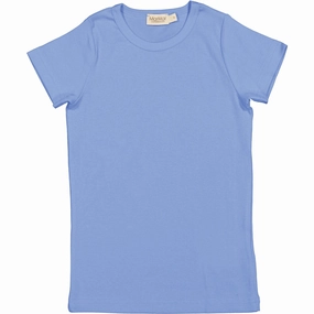 MarMar Modal Fine Rib Cornflower Tago T-shirt Layering Must-Have