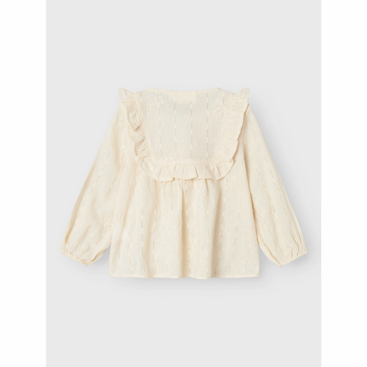 Lil'Atelier Turtledove Rhody Loose Shirt High Neck