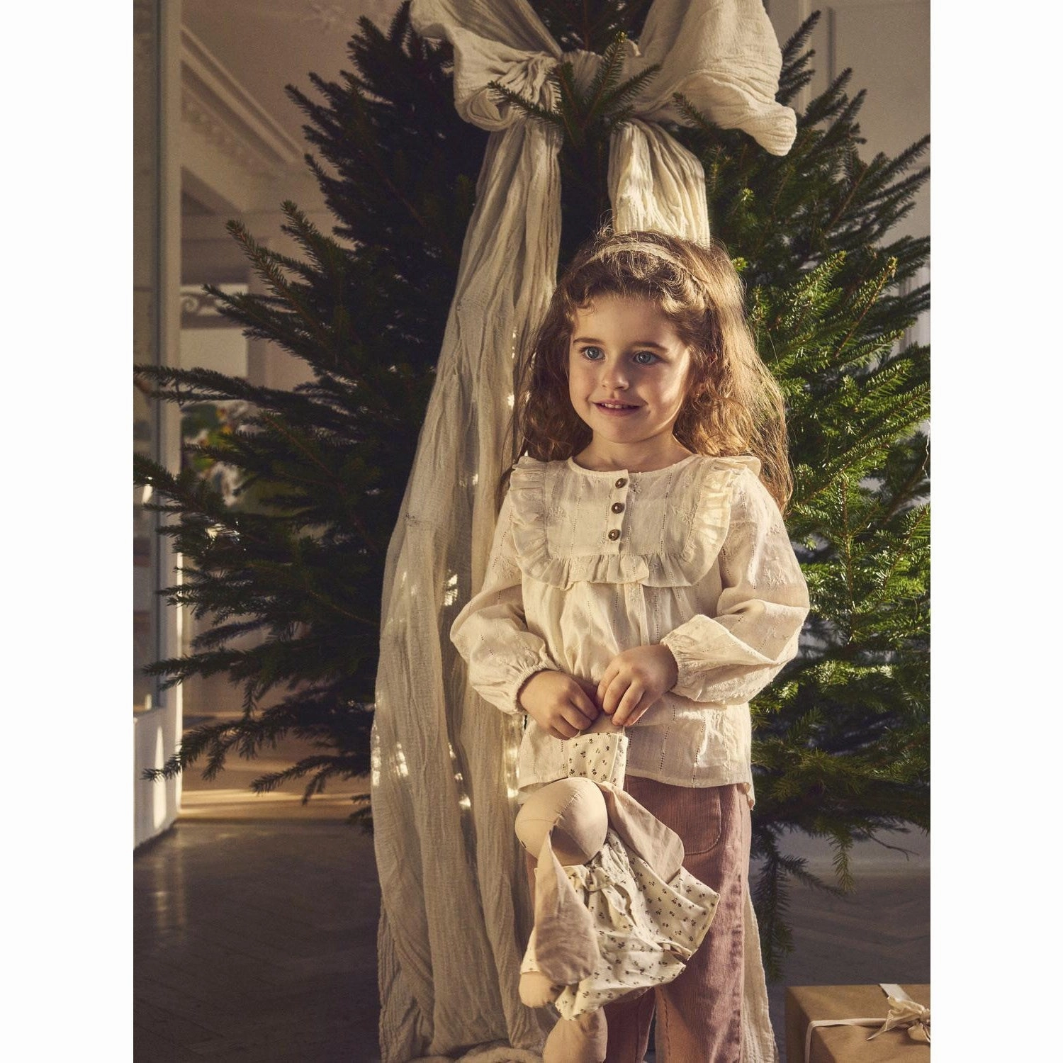 Lil'Atelier Turtledove Rhody Loose Shirt Breathable Underarm Vents