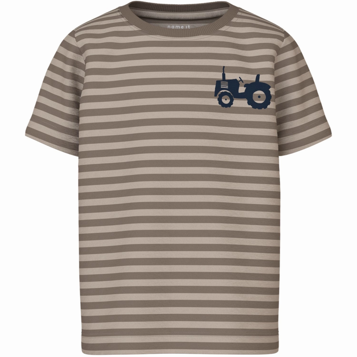 Name It Pure Cashmere Walnut Jamoe T-Shirt Street Outfit Flexible Cuff Design