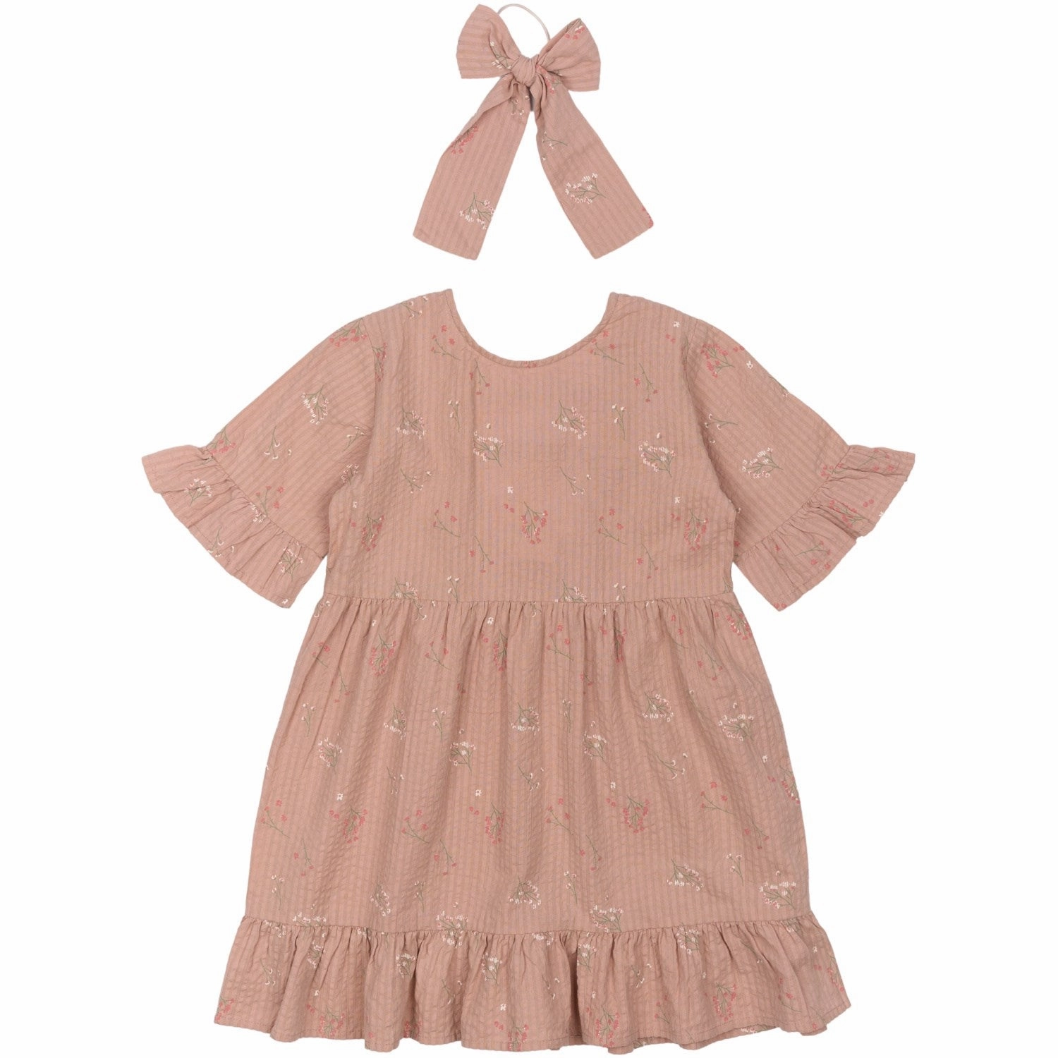 Cozy Layer Gentle Glow The New Adobe Rose AOP Olinam Dress