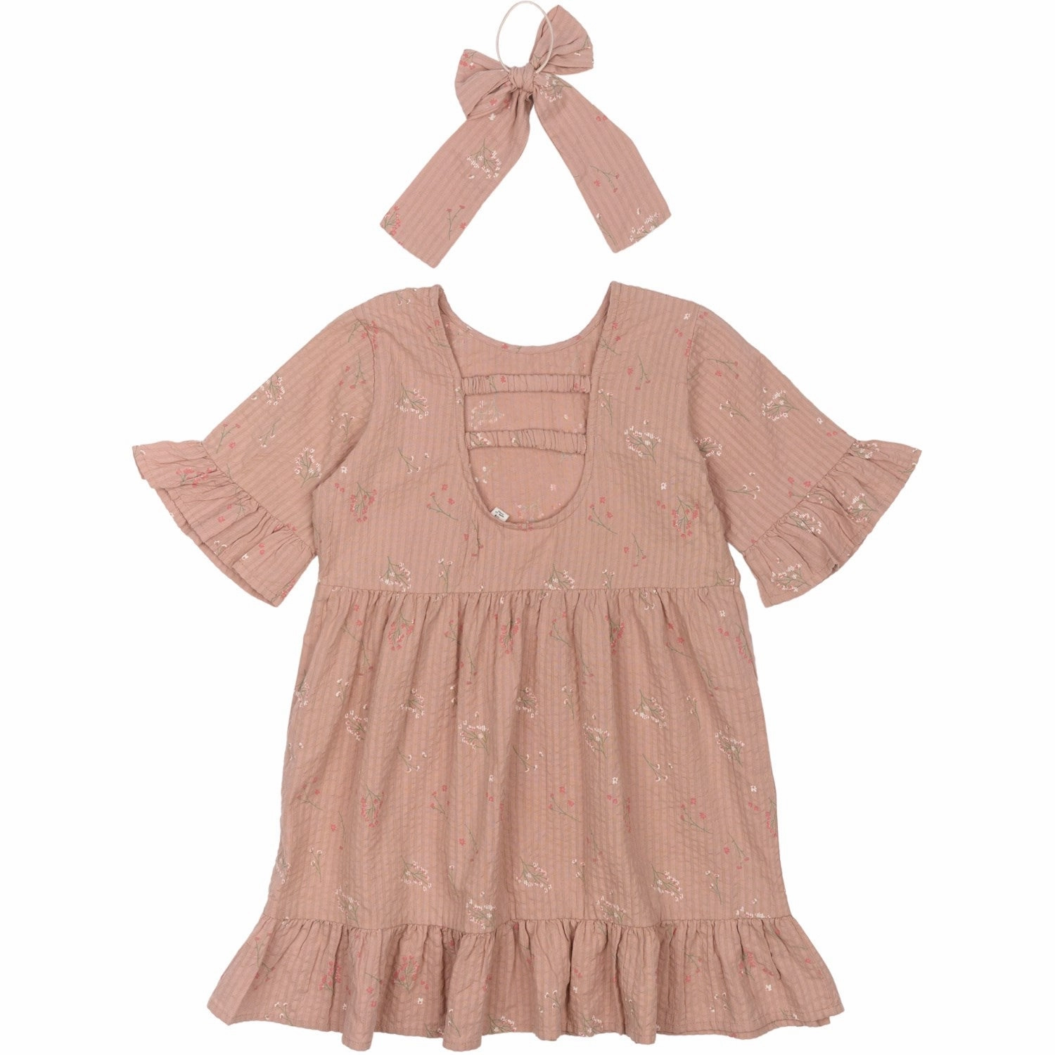 The New Adobe Rose AOP Olinam Dress Timeless Line