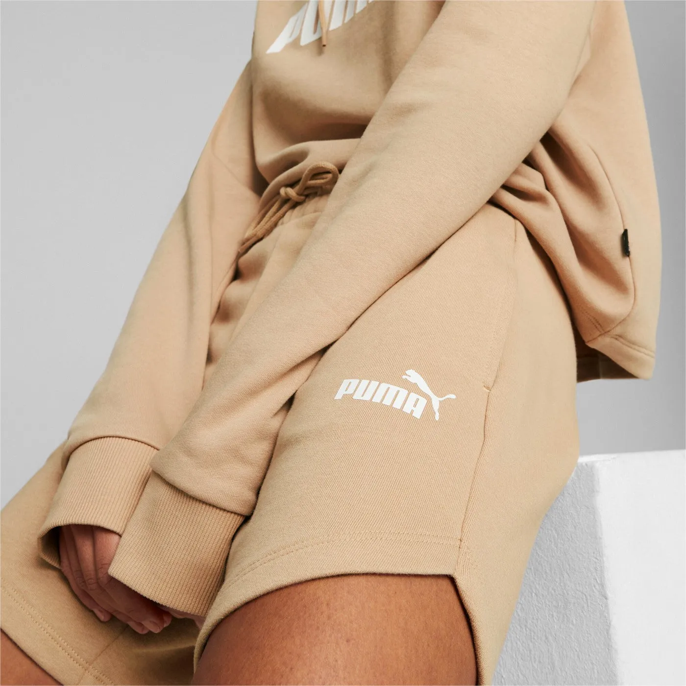 anti - static Formal Occasion Puma Pantaloncino sportivo da donna Short ESS Waist 848339 89 dusty tan