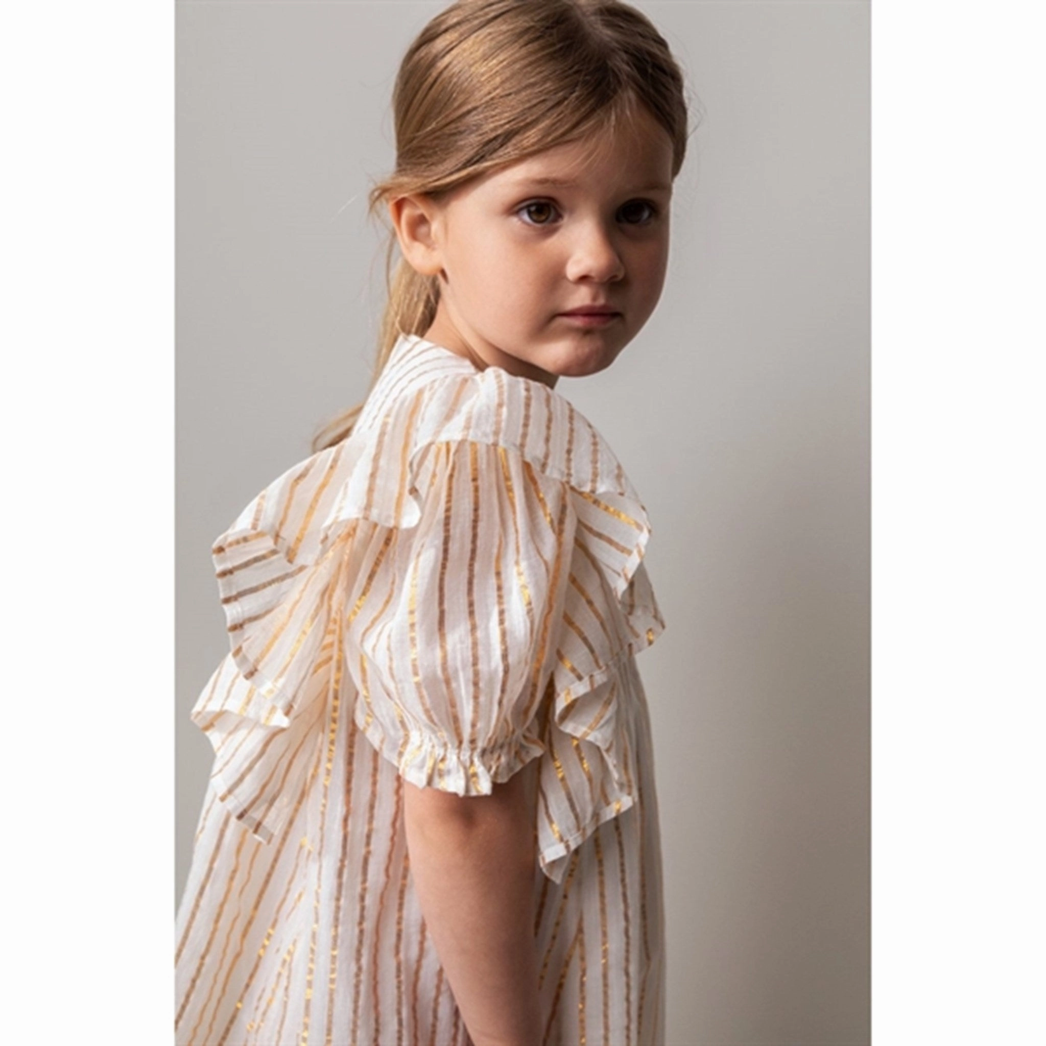 Night Mood MarMar Gold Stripes Dailyn Dress