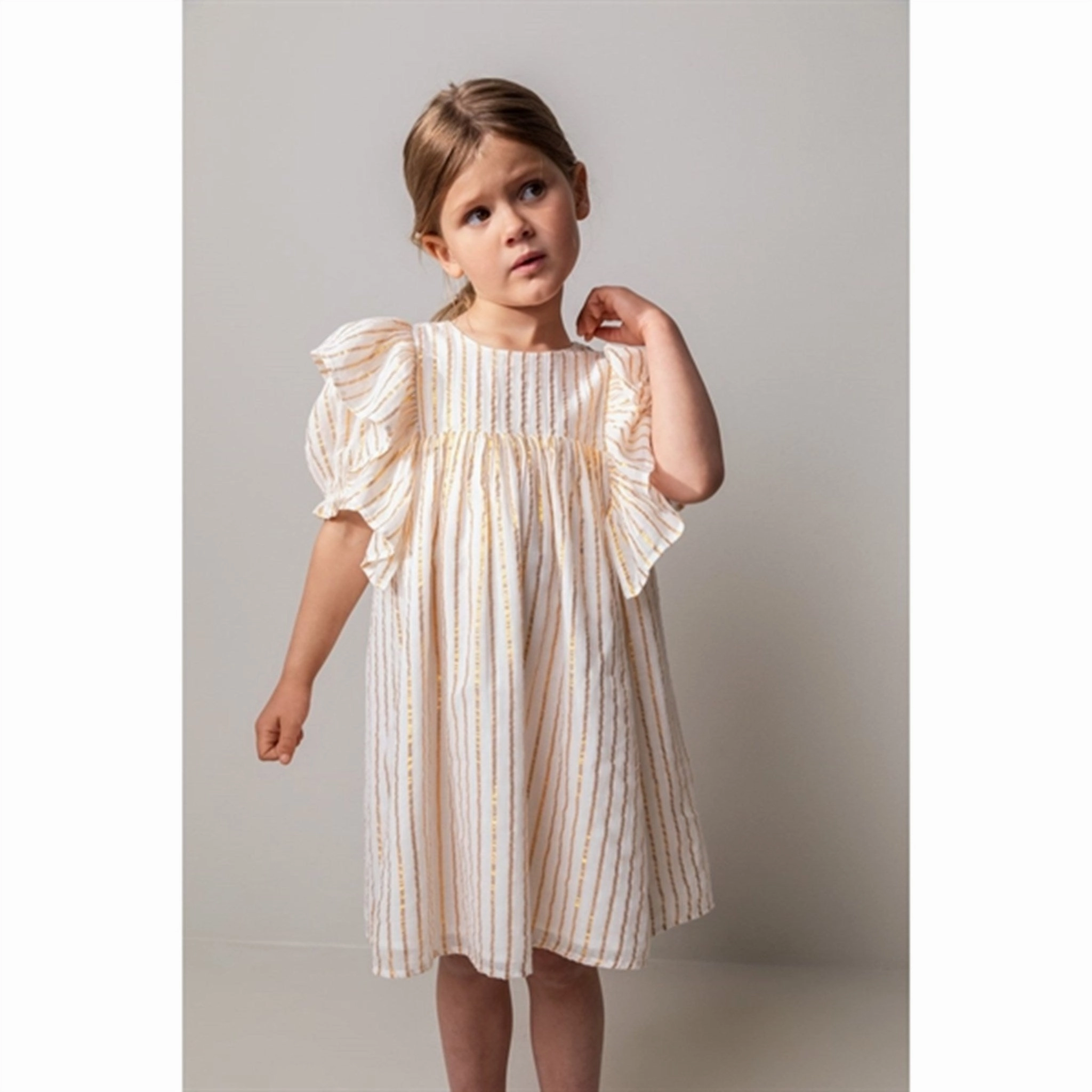 MarMar Gold Stripes Dailyn Dress All Daywear Refined Form