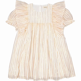 Soft Air MarMar Gold Stripes Dailyn Dress