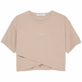 Gym workout Calvin Klein Stack Logo Overlap T-Shirt Merino