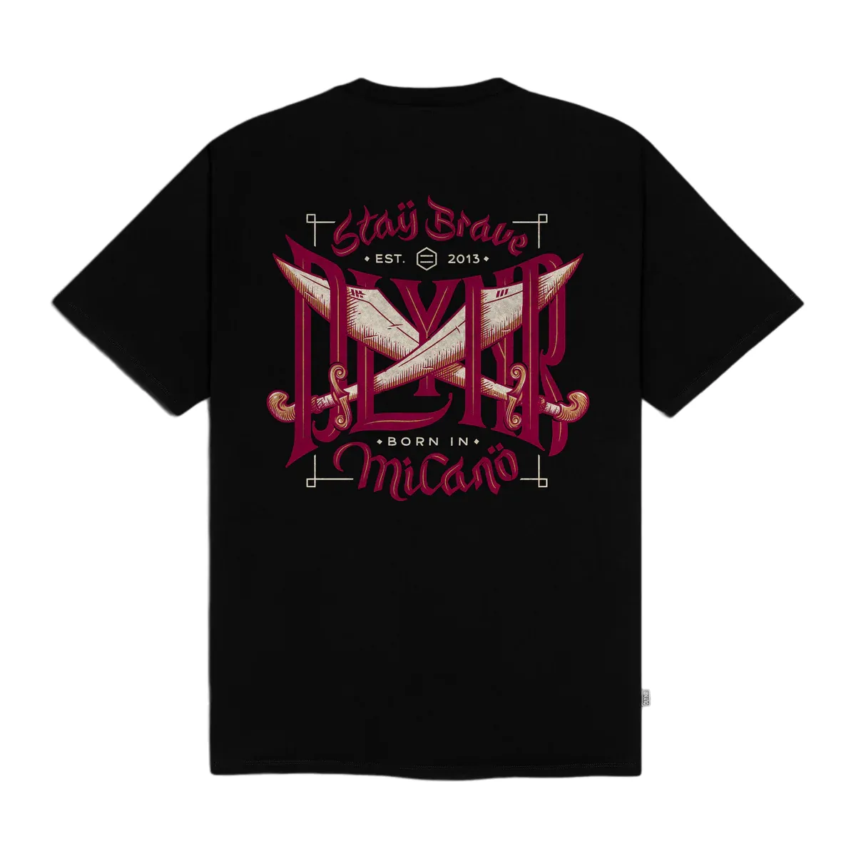 Relaxed Outfit Dolly Noire maglietta manica corta da uomo DLYNR Arabic nero