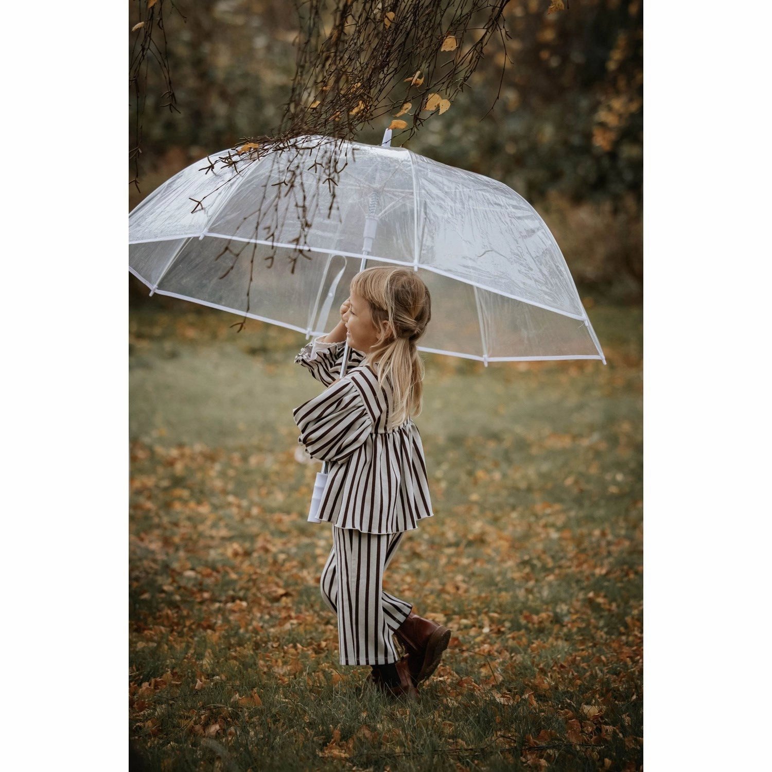 Fliink Sandshell Stripe Elly 3-4 Blouse Non-irritating