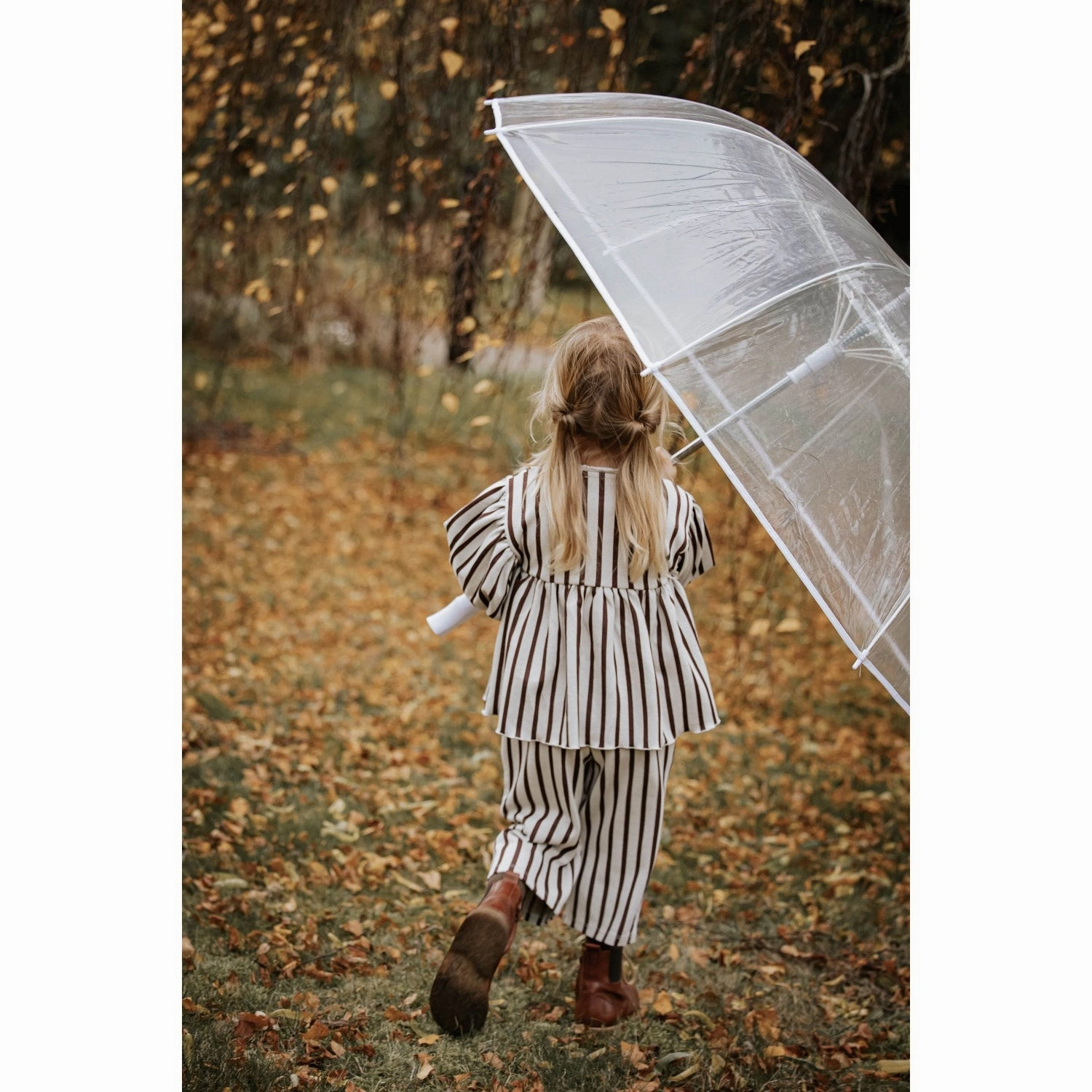 Fliink Sandshell Stripe Elly 3-4 Blouse Mountain Retreat