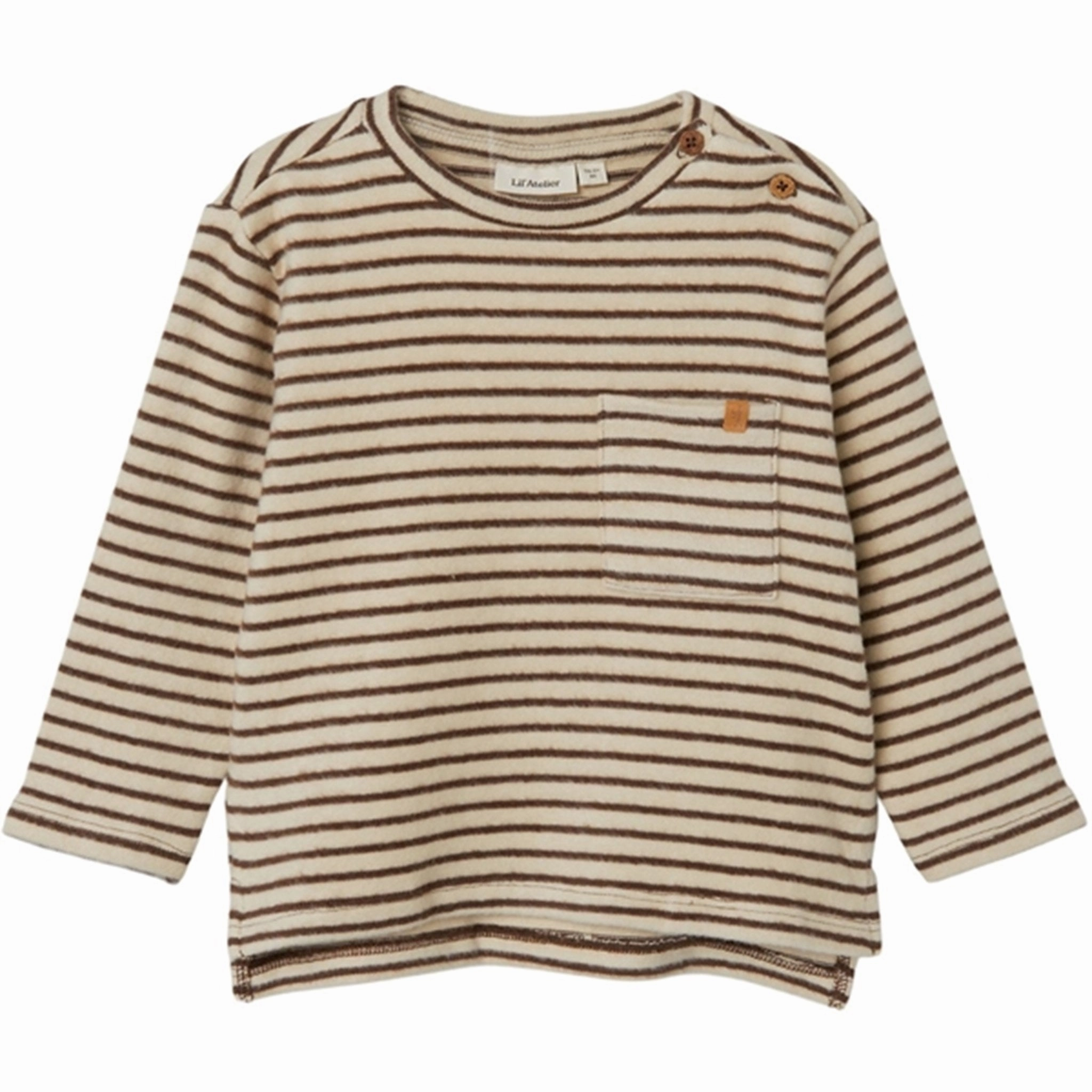 Earthy Hue Workwear Essential Lil'Atelier Rain Drum Odo Loose Blouse