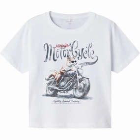 Minimal Look Name It Bright White Husina Regular T-Shirt