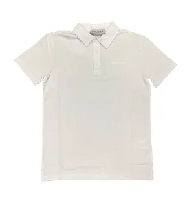 Bikkembergs polo da uomo manica corta BMT0930 1000 bianco Reinforced Collar Stay