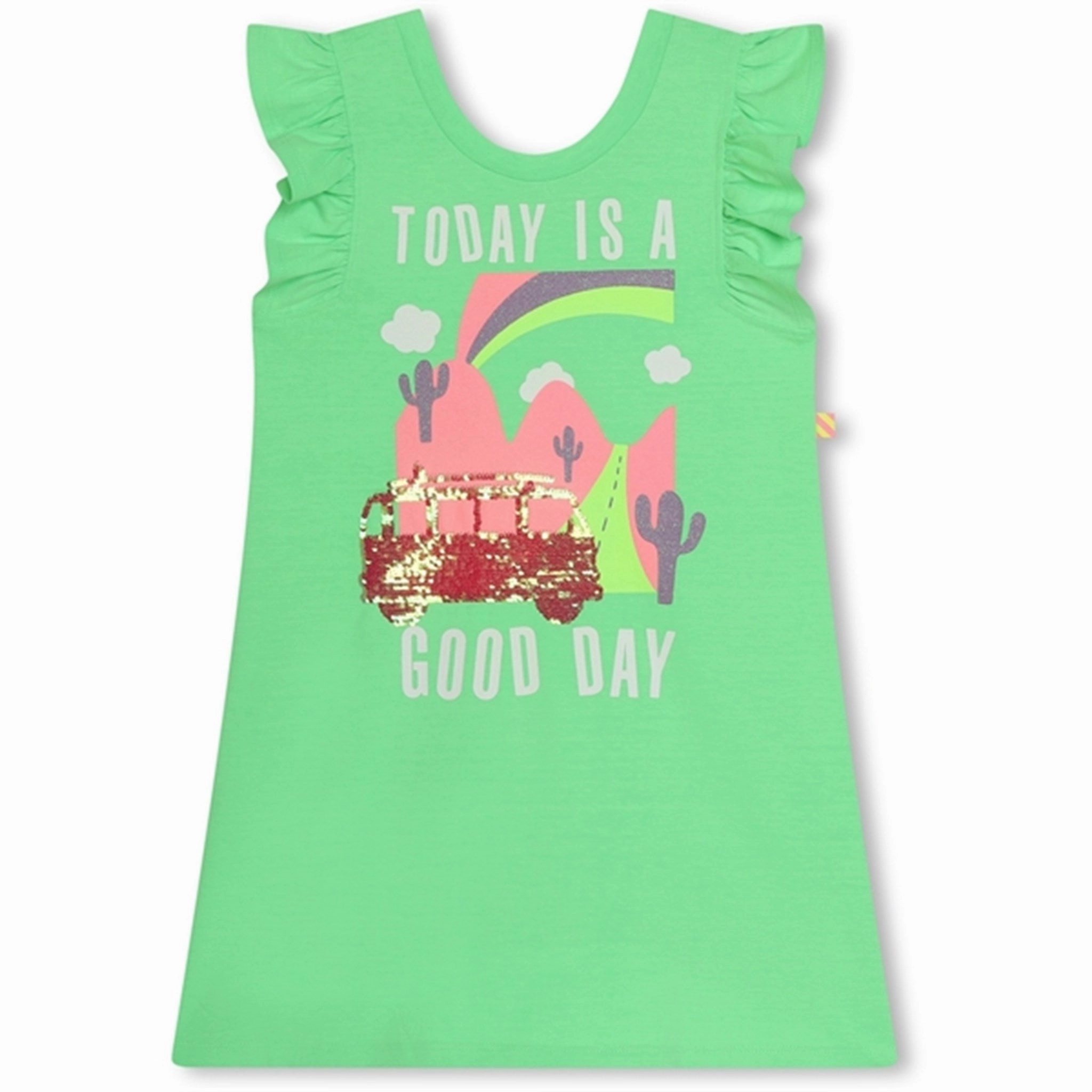 Comfortable casual dress Billieblush Intense Green Dress