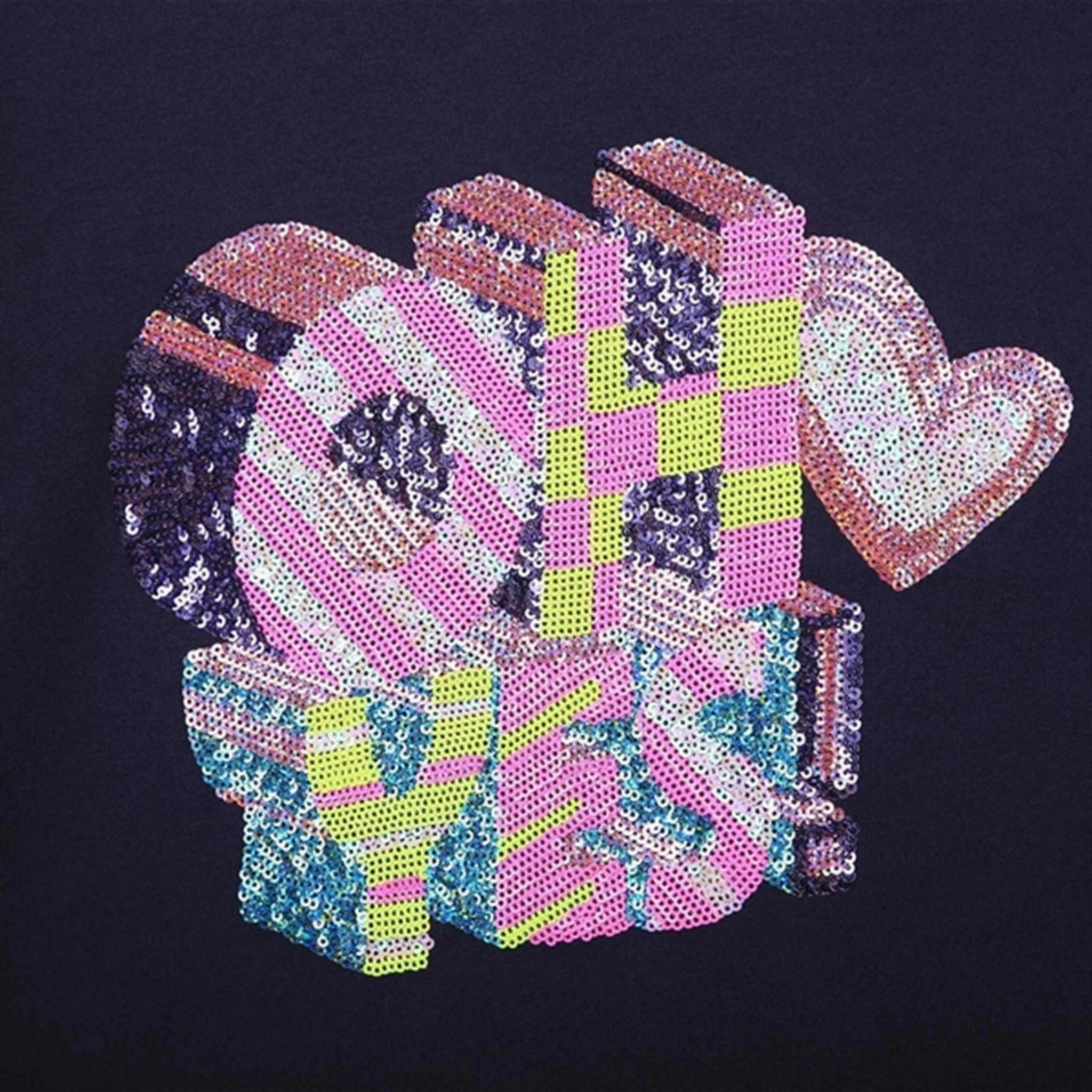 Oversized Fit Billieblush Navy Blouse