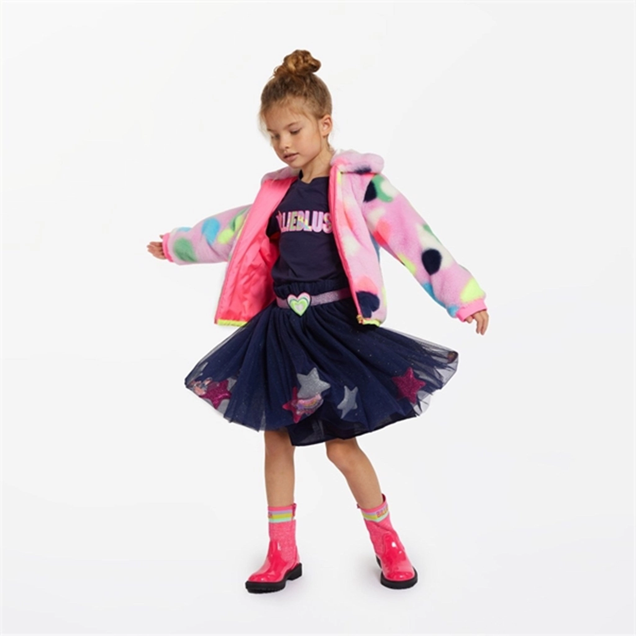 Billieblush Navy Blouse Athletic Cut Casual Comfort