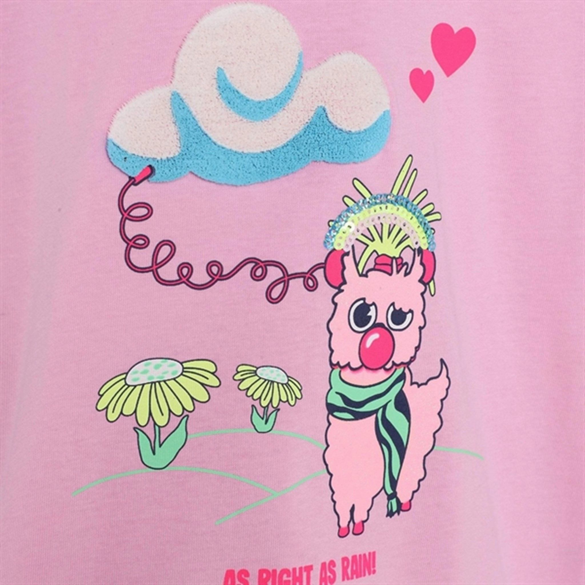 Sweat-Absorbing Graduation Attire Billieblush Pink Blouse