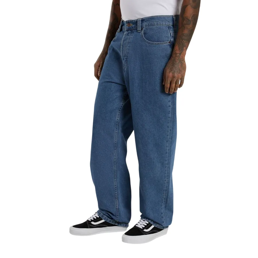 Dickies Jeans Thomasville Uomo Relaxed DK0A4XYKCLB blu classico Straight Leg