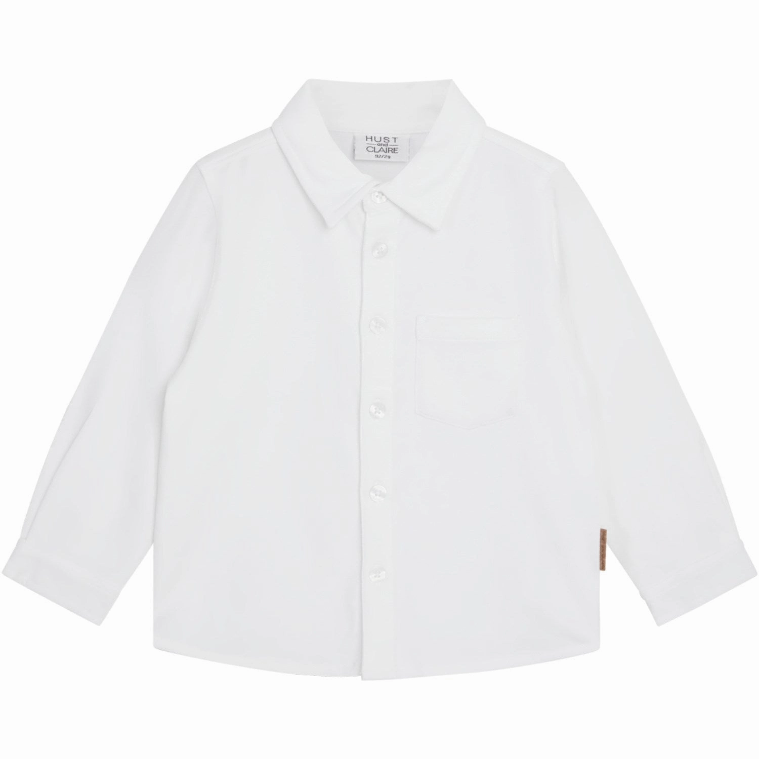 Stretchable Material Hust & Claire White Ravn Shirt