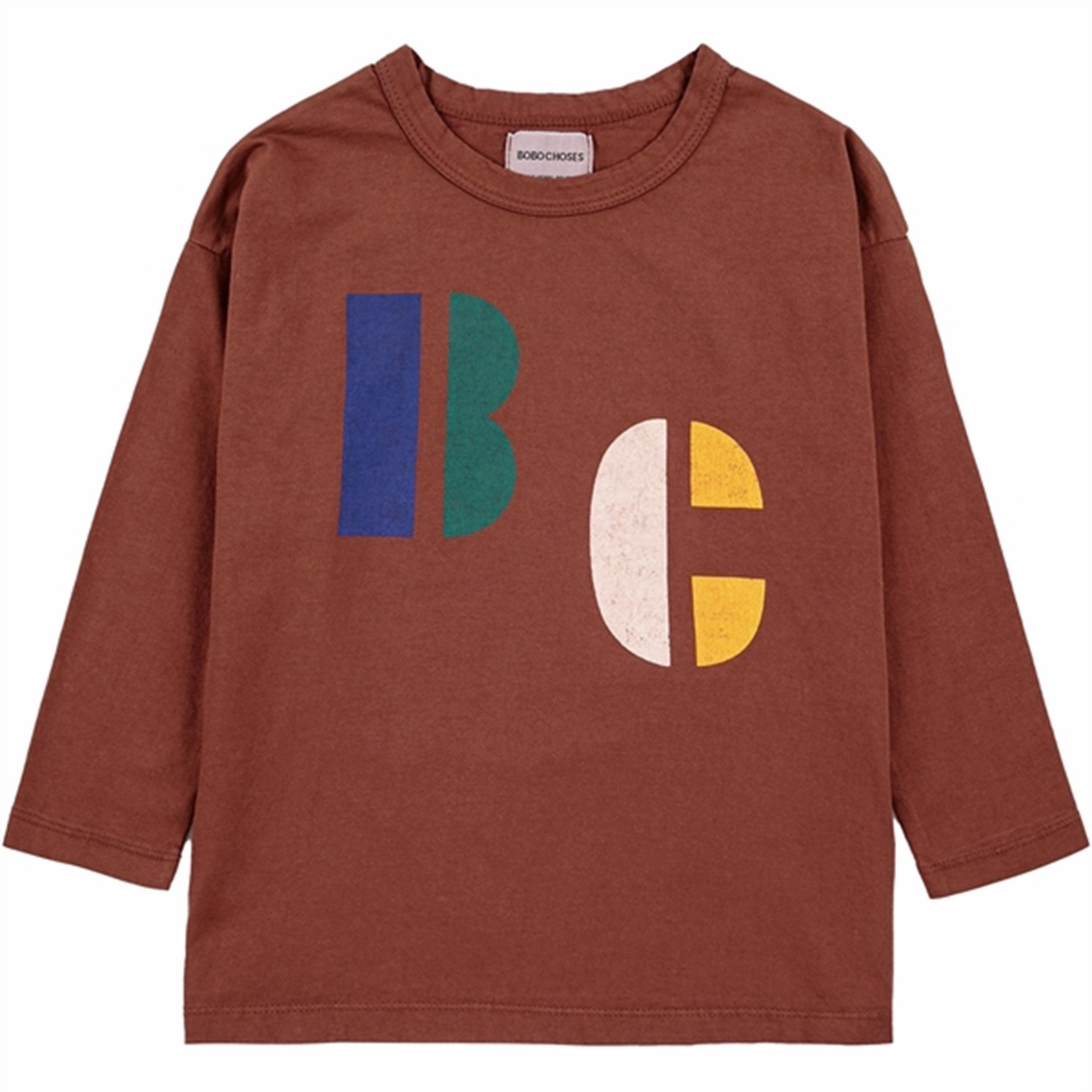 Bobo Choses Dark Brown Multicolor B.C Blouse Non Irritating Seams