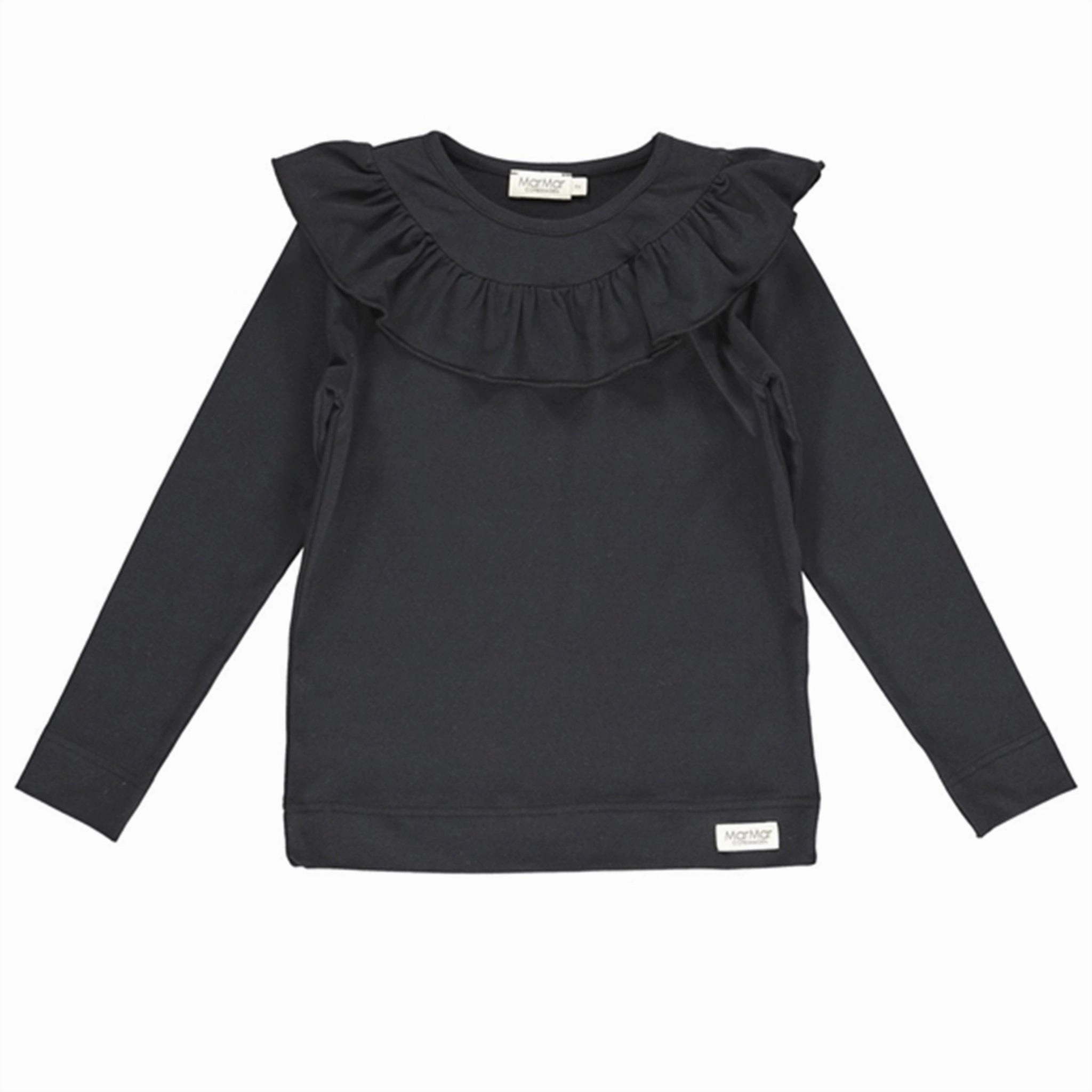 MarMar Black Tessie Tee Structured Shoulder Support Ethical production