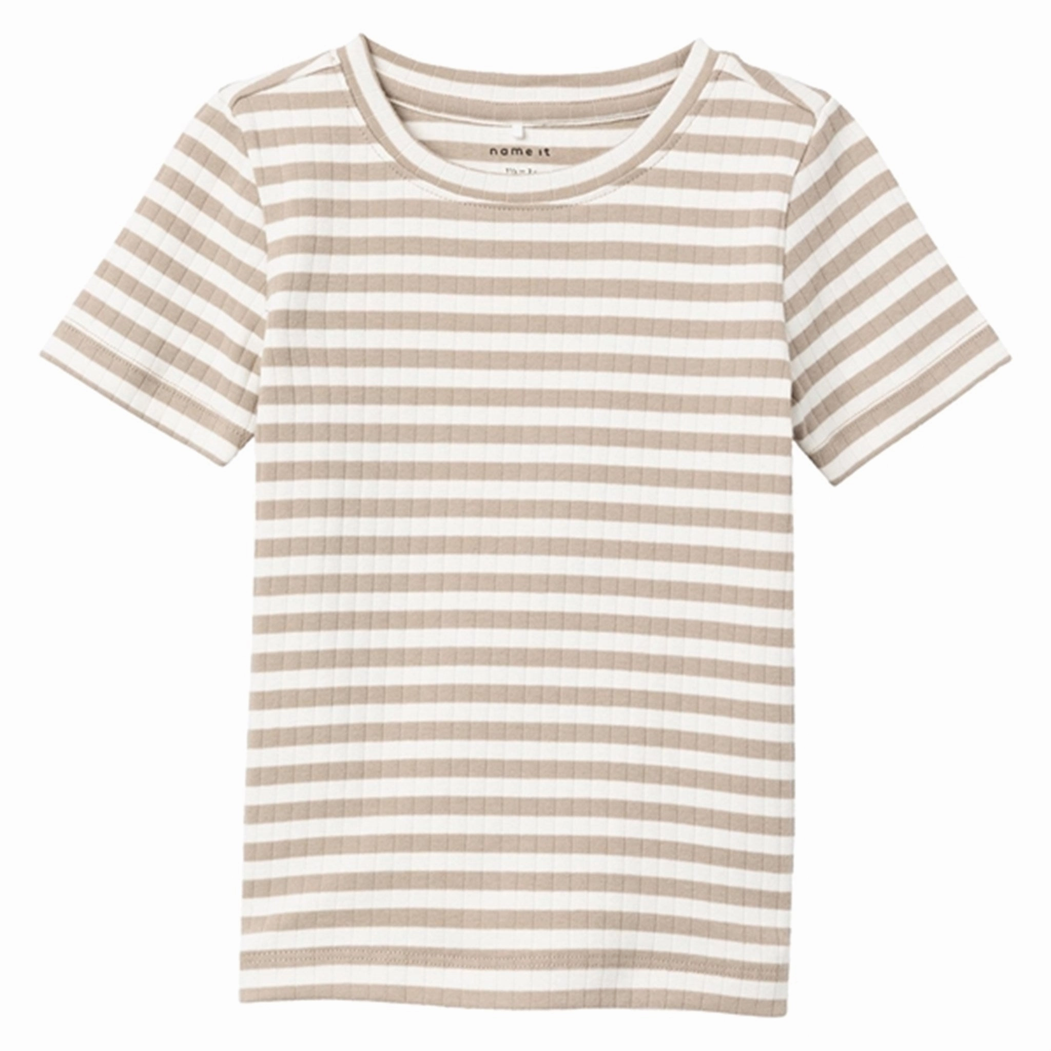 Simple Comfort Look Wrinkle Free Fabric Name it Weathered Teak Henrak Slim T-Shirt