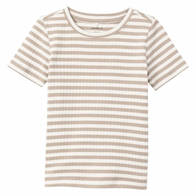 Name it Weathered Teak Henrak Slim T-Shirt City Casual