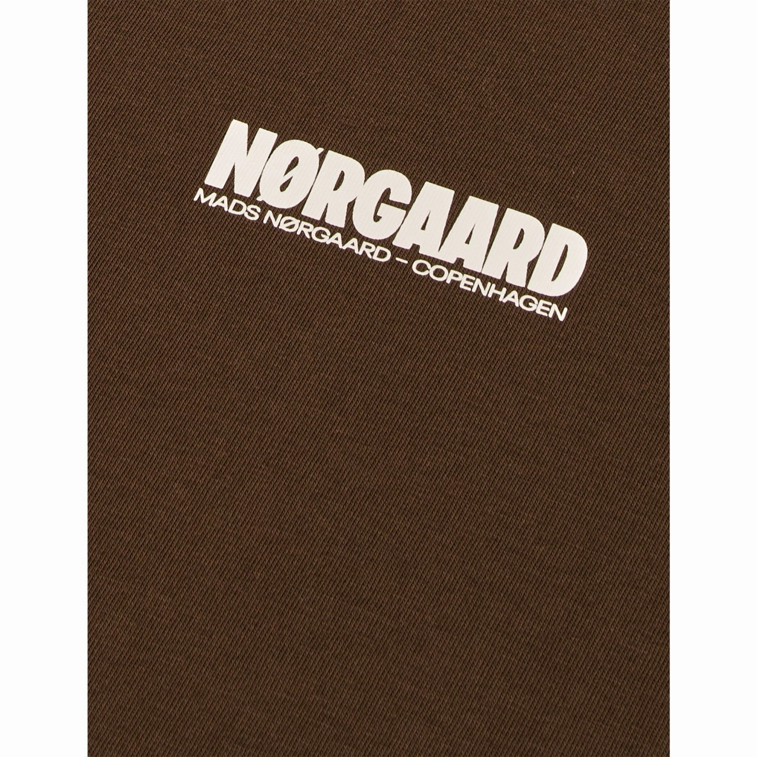 Mads N?rgaard Demitasse Printed Logo Thorlino Tee Layered Neckline Comfortable Wear